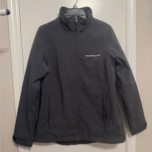 Womens Elevate Sport Gray Porsche Jacket Size Medium